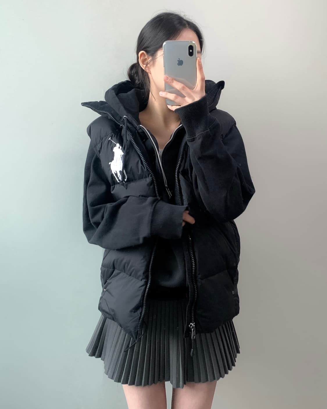 폴로 빅포니 패딩 조끼 상품이미지3