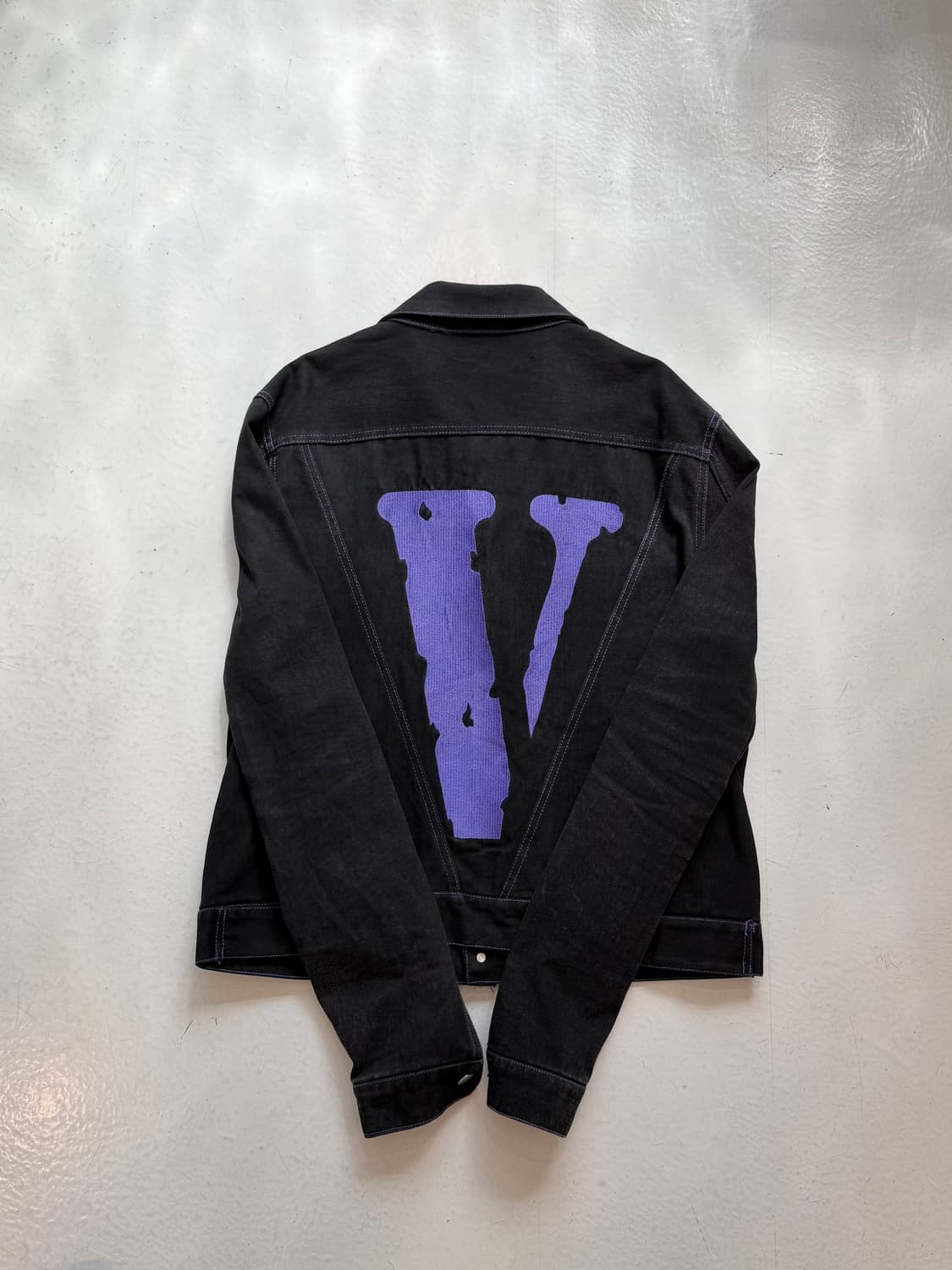 Vlone 프렌즈 데님자켓 퍼플 상품이미지3