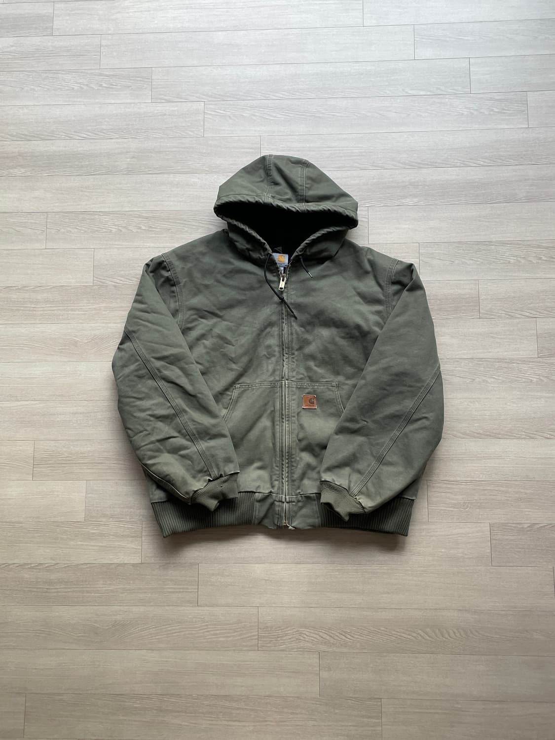 칼하트 j130 ARG 아미그린 액티브 샌드스톤 carhartt 빈티지 상품이미지1