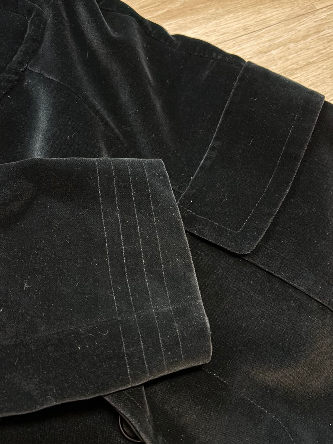 폴스미스 버진 울 100 스웨이드 코트 상품이미지4