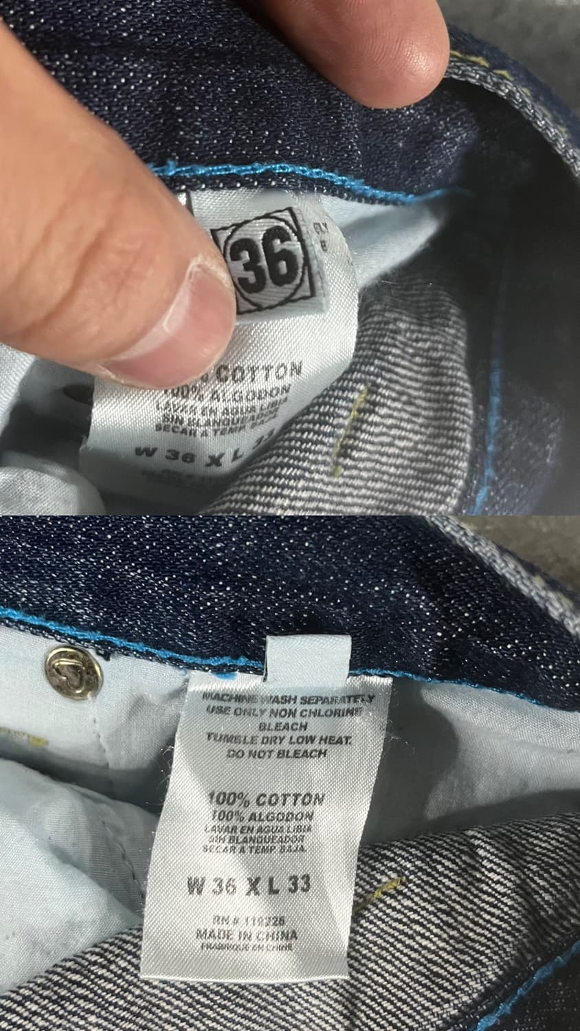 vtg cinch back baggy jean 상품이미지9