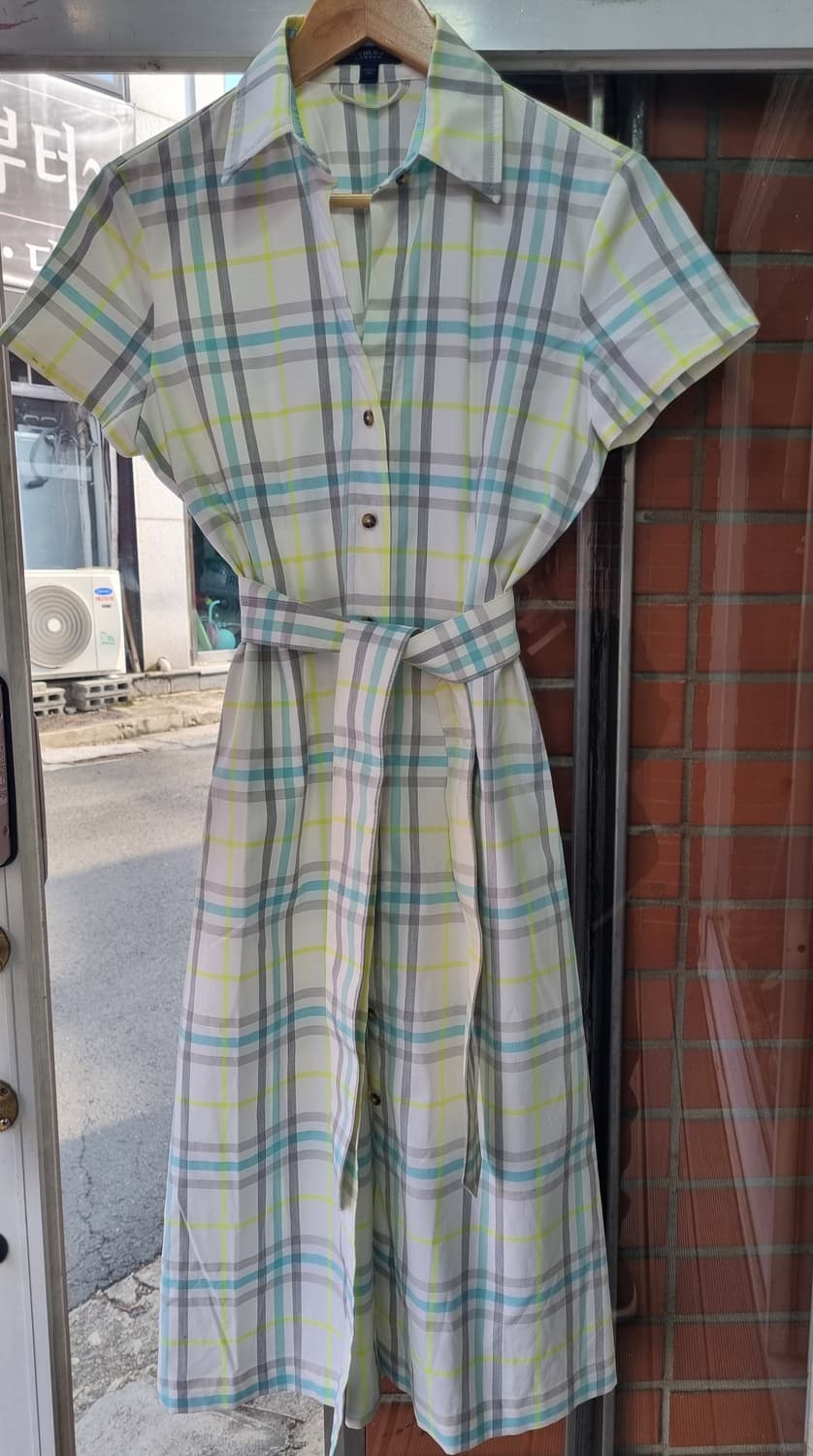 버버리 여성용 체크무늬 셔츠 드레스 55사이즈까지 상품이미지1