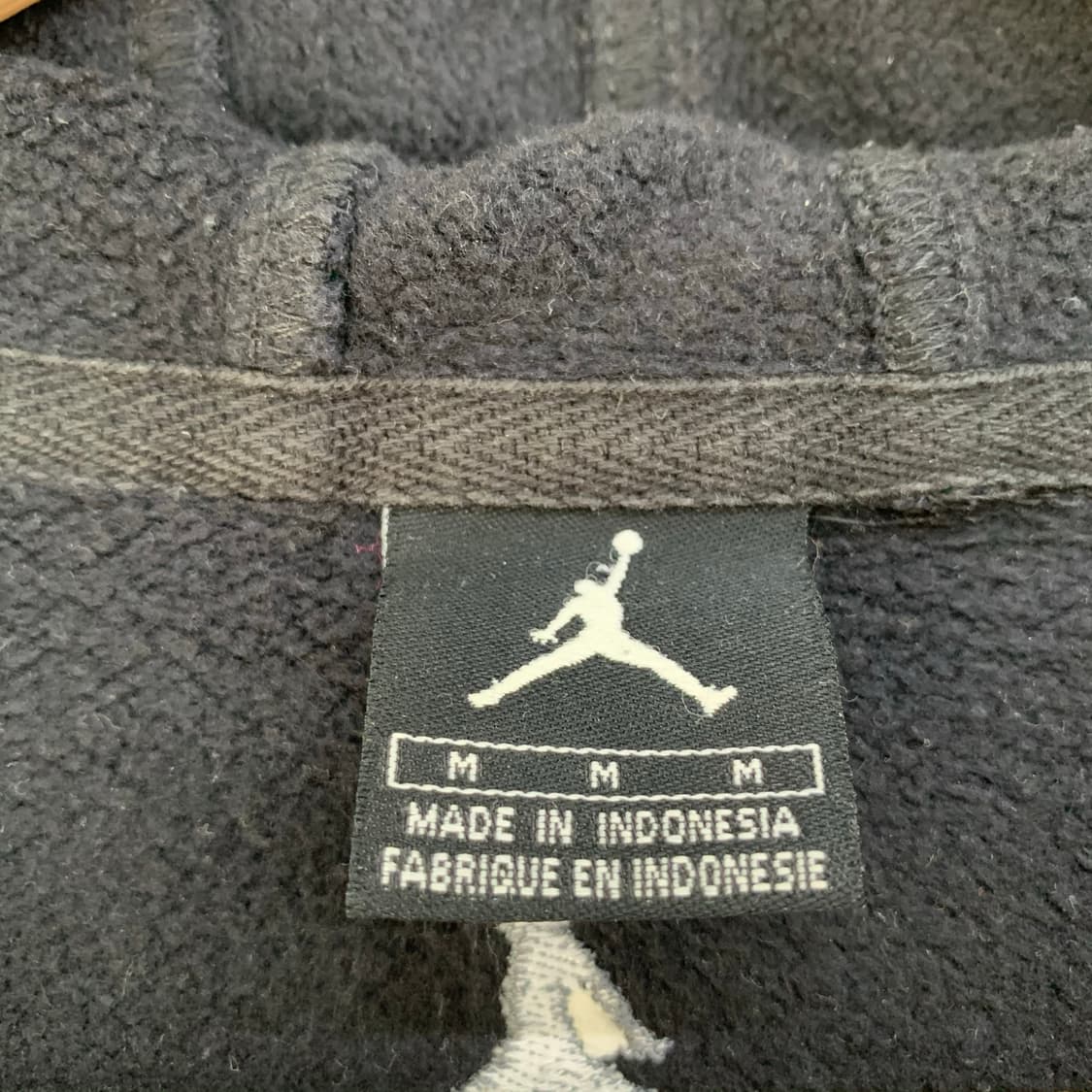 나이키 조던 점프맨 셔닐 로고 오버사이즈 블랙 후드티 상품이미지9