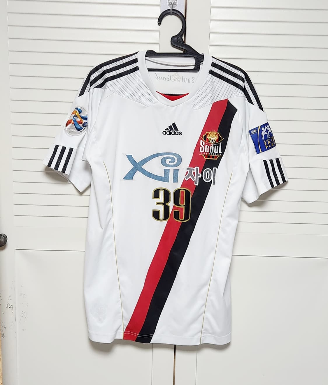 아디다스 서울FC 11-12 아챔 유니폼 반팔 no.39 이승용 상품이미지1