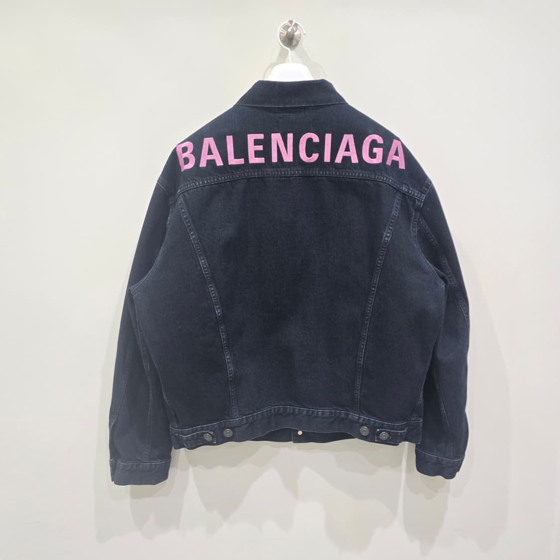 [중고/정품] 발렌시아가 백로고 데님 자켓 상품이미지2