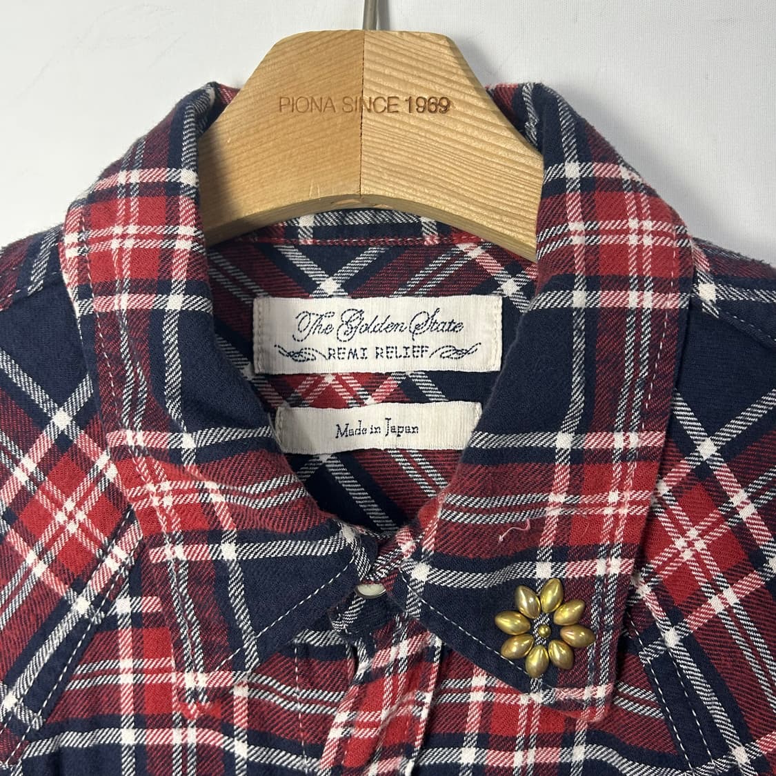[REMI RELIEF] 레미 릴리프 웨스턴 체크 셔츠 상품이미지6
