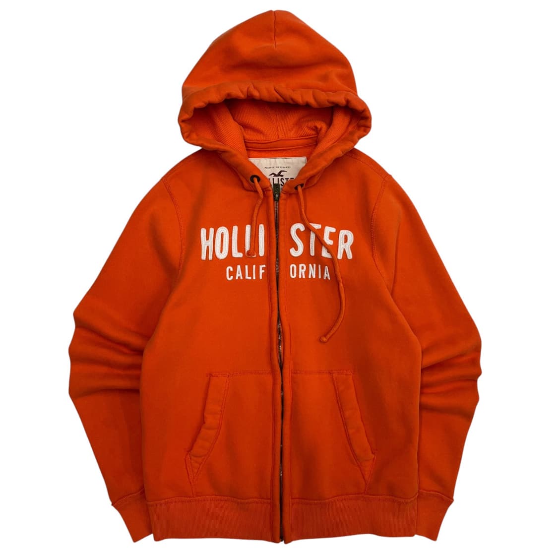 홀리스터 로고 오렌지 후드집업 L 상품이미지2