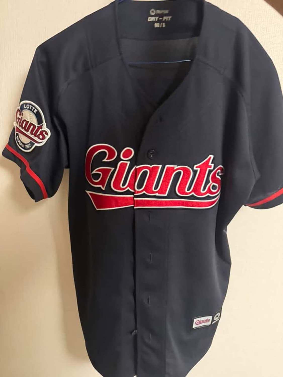 롯데자이언츠 구로고 어웨이 유니폼 박세웅 네이비 S 상품이미지1