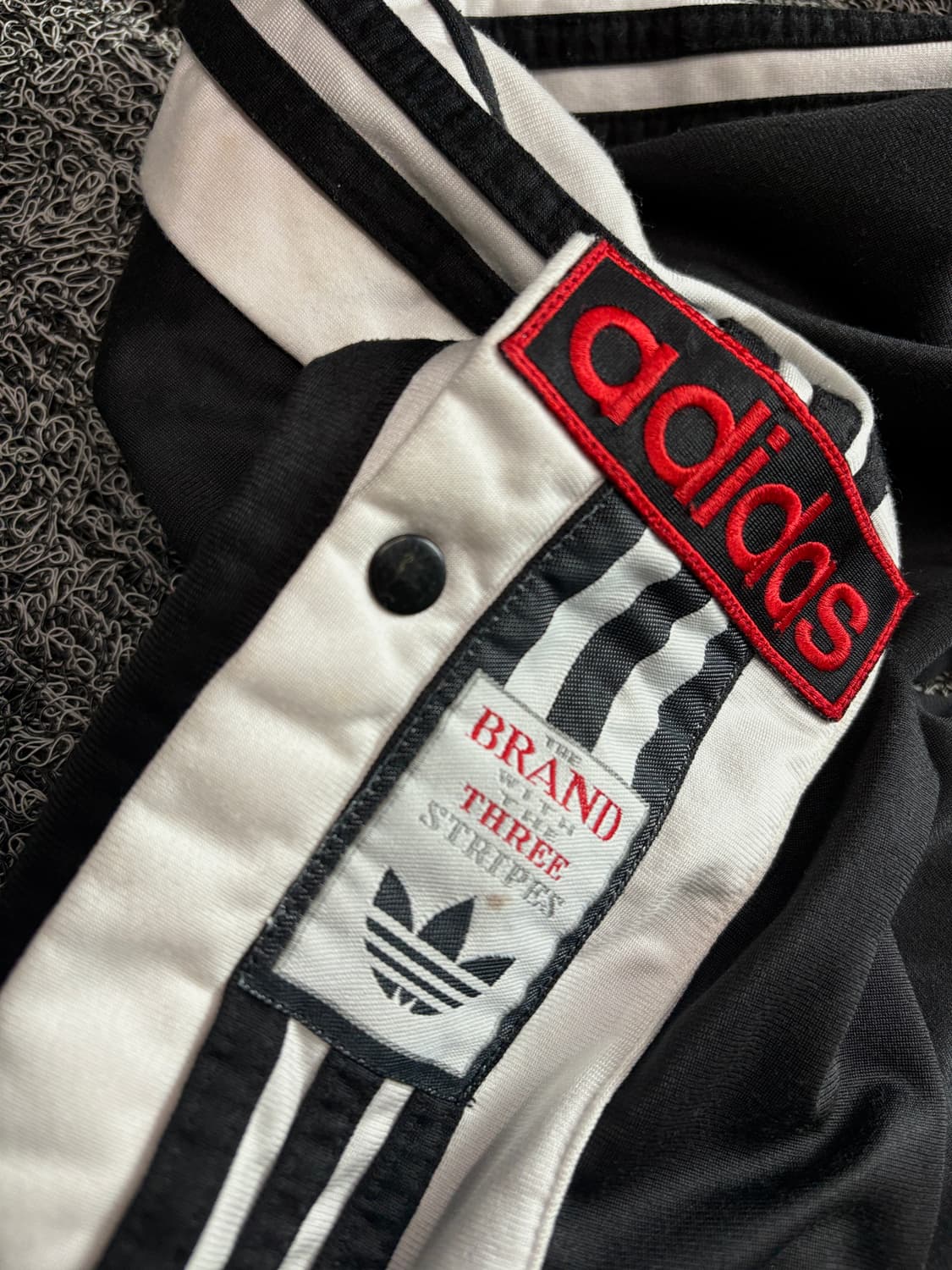 90s 아디다스 사이드 라인 버튼 스냅 트랙 팬츠 3350 상품이미지4