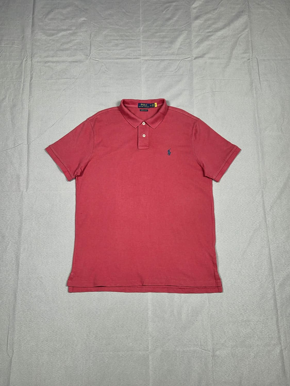 [폴로 랄프로렌] 커스텀 슬림 핏 포니 반팔 카라티 | S00087 상품이미지1