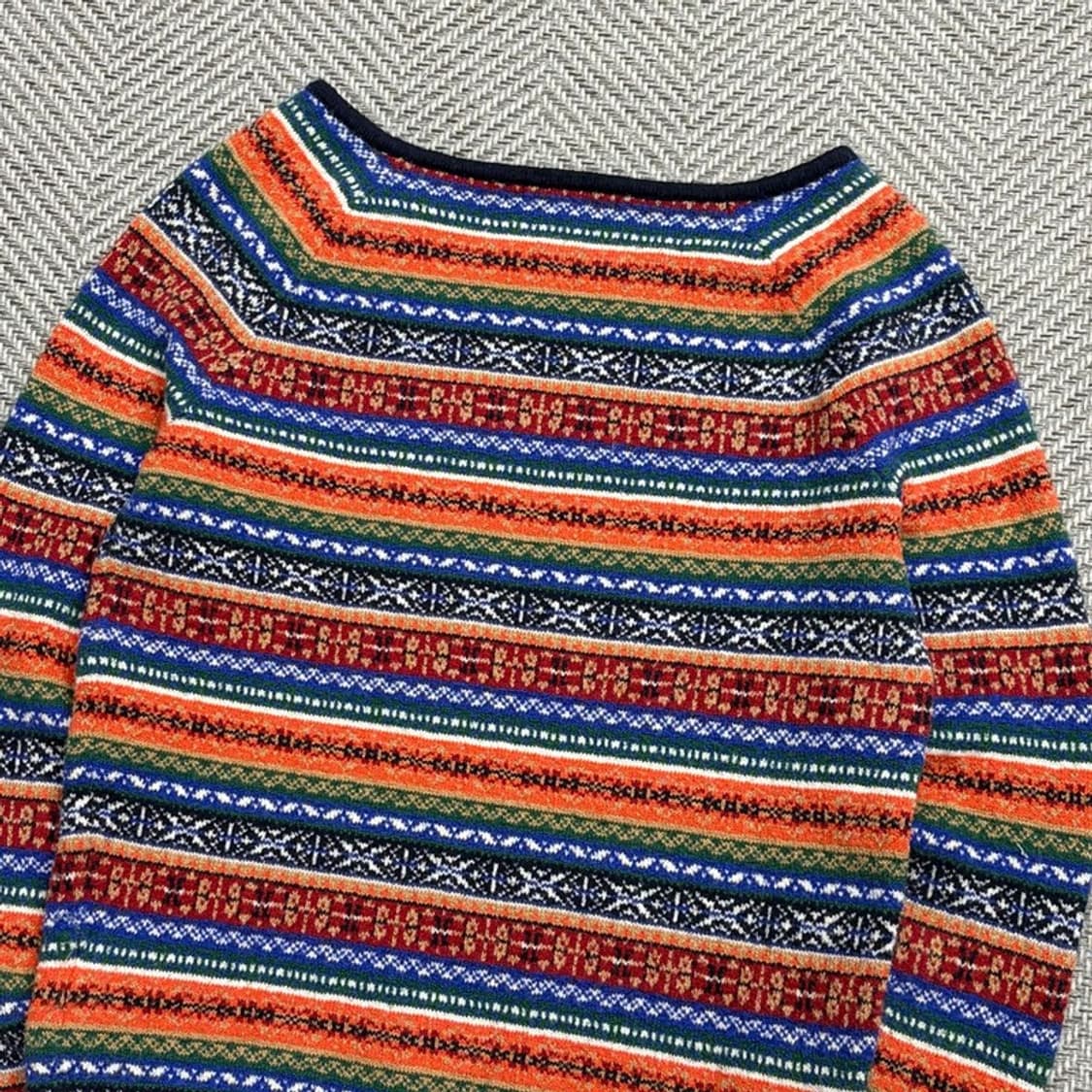 타미힐피거 페어아일 넥지퍼 니트 v1708 상품이미지4