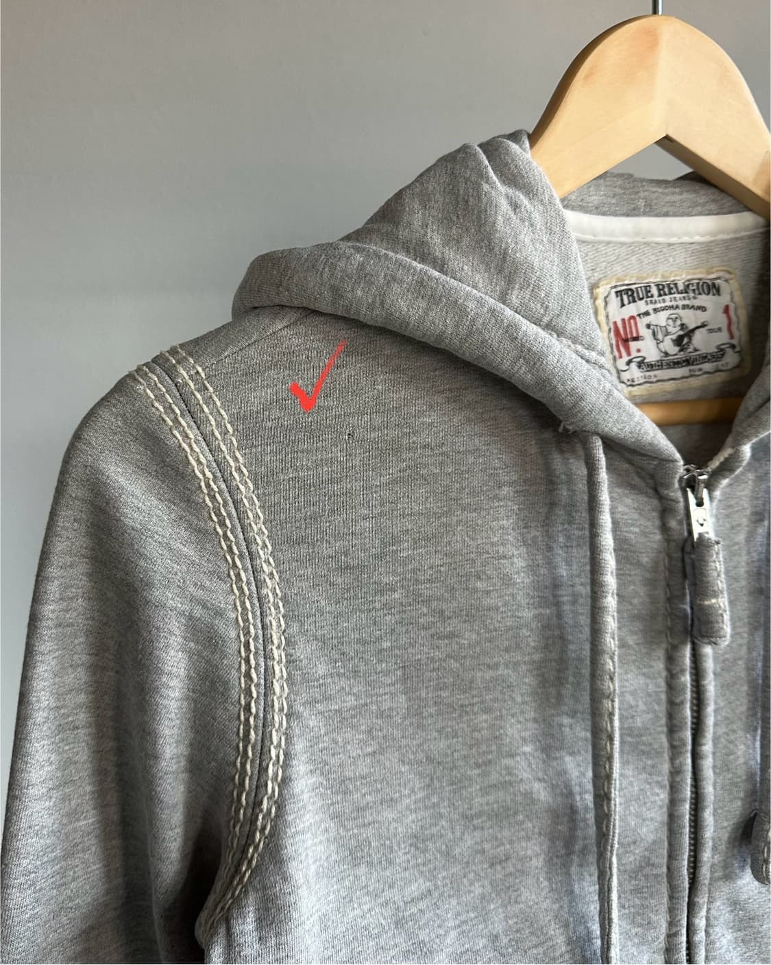 [XS]트루릴리젼 y2k 여성 후드집업 상품이미지3