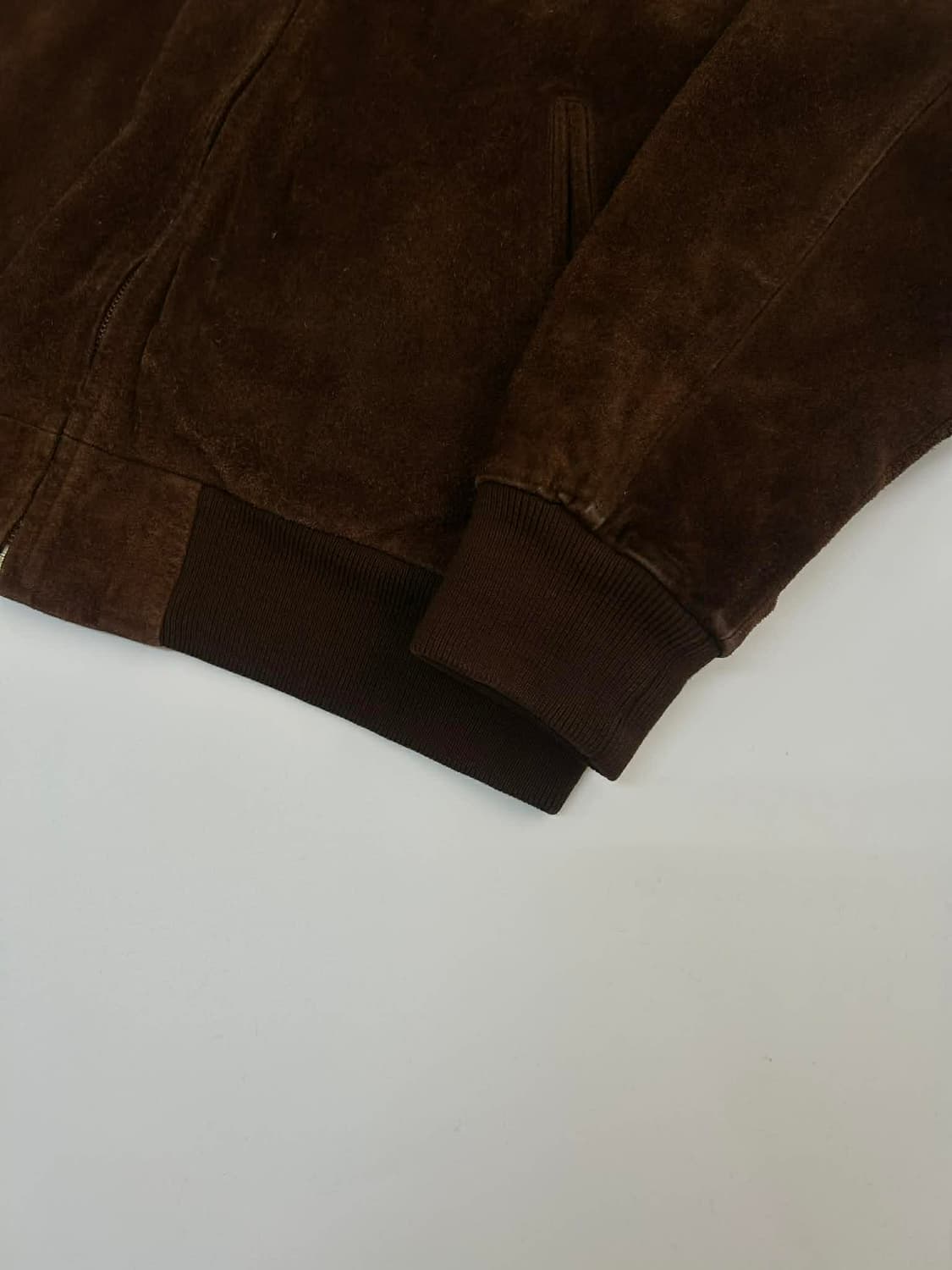 [L] 폴로 랄프로렌 90s 스웨이드 소가죽 봄버 바시티 자켓 상품이미지7