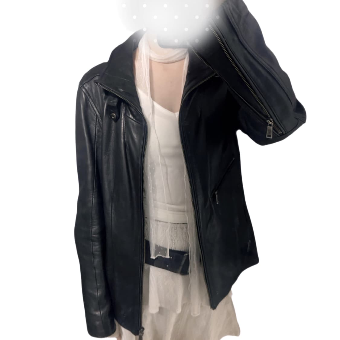 Vintage leather  jacket 상품이미지3