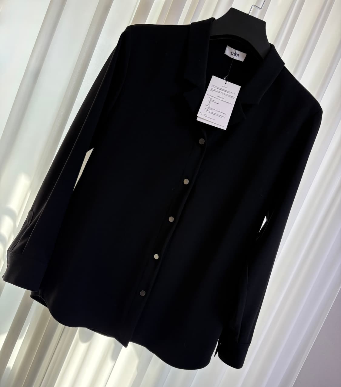 오르 오리지널 루 셔츠 - 블랙 상품이미지1