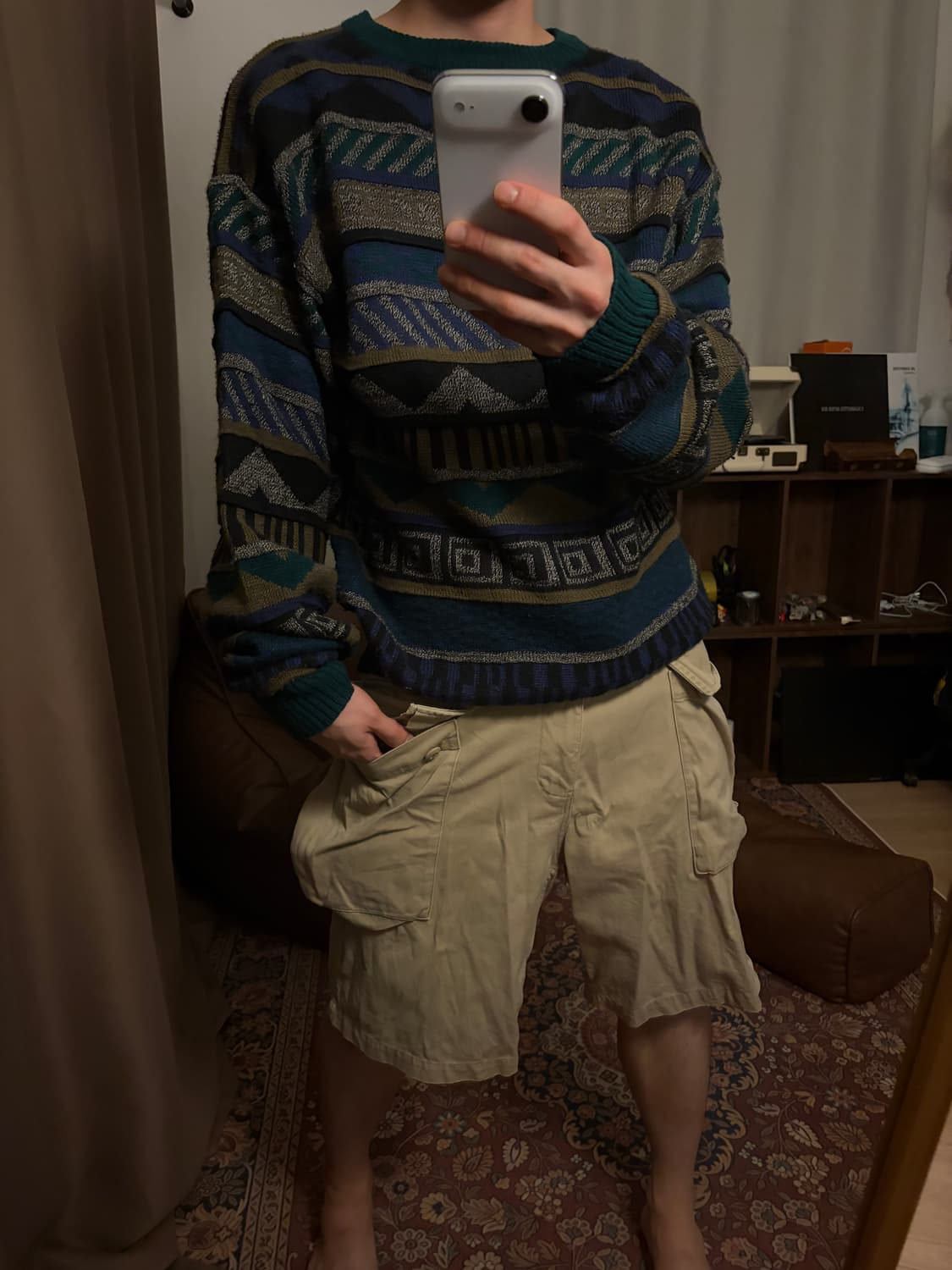 밀리터리 빈티지 카고 하프 팬츠  상품이미지2