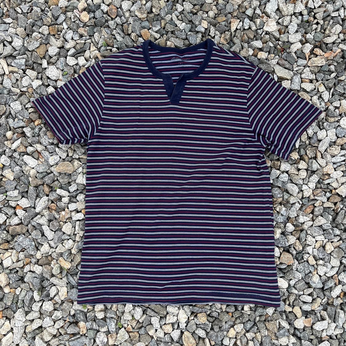 에디바우어 단가라 헨리넥 반팔 (실측확인) 상품이미지1