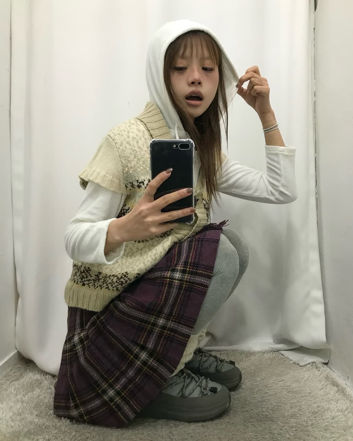 👛버버리 체크 포인트 코디 세트 👛 상품이미지1