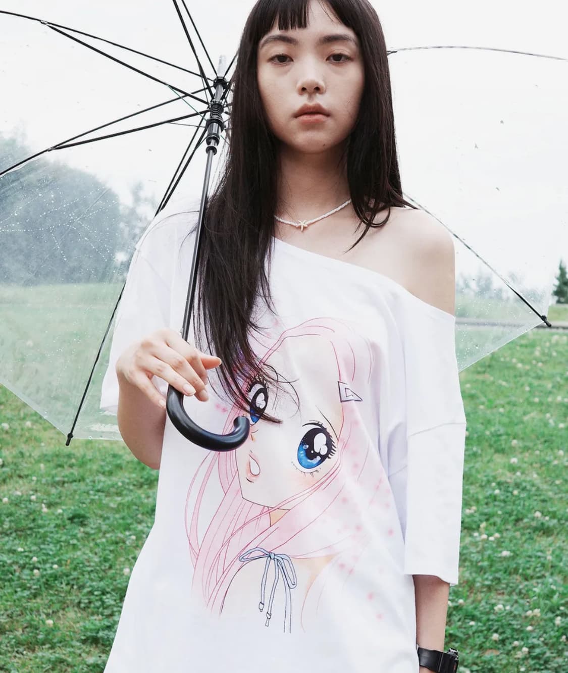 원더비지터 원숄더 티셔츠 상품이미지1
