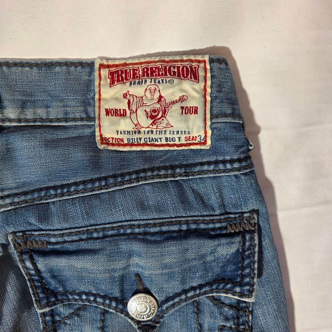 [30]트루릴리전 USA 빌리 자이언트 빅티 부츠컷 데님 팬츠 상품이미지7