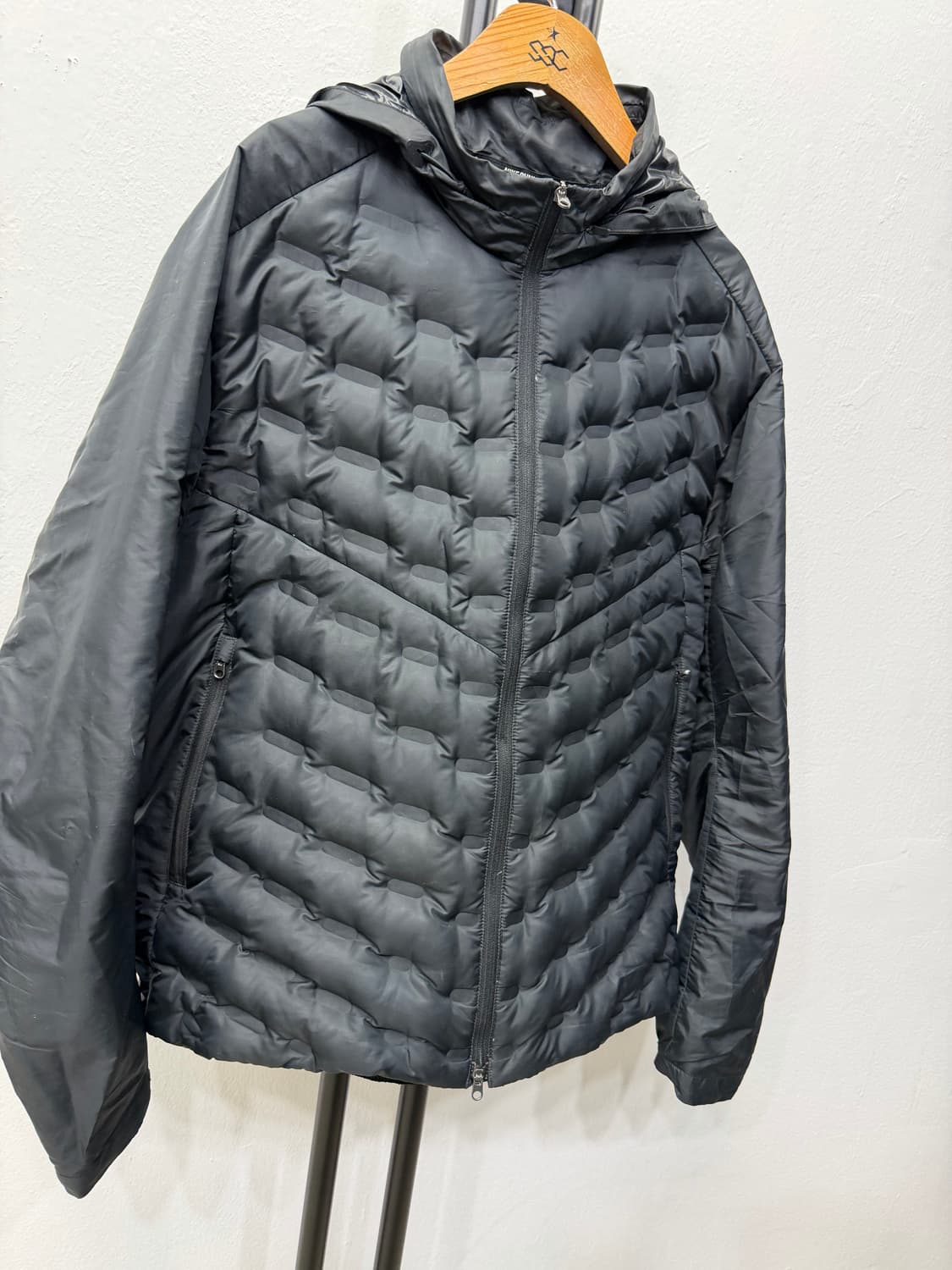 정품) 나이키 러닝 남성 패딩 블랙 후드 XL 상품이미지2