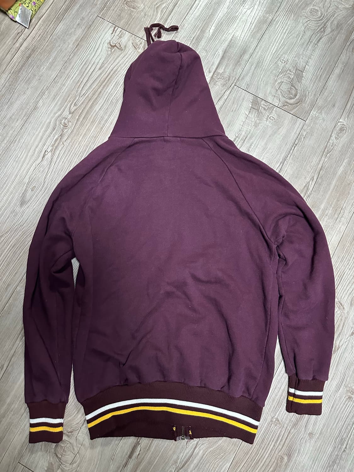 와인색 후드집업 상품이미지2