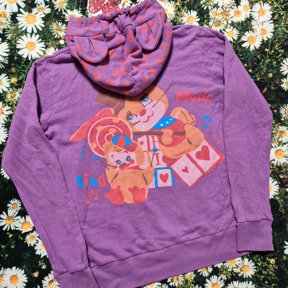 일본 vanavana 바나바나 후드티 160 사이즈 새상품 상품이미지3