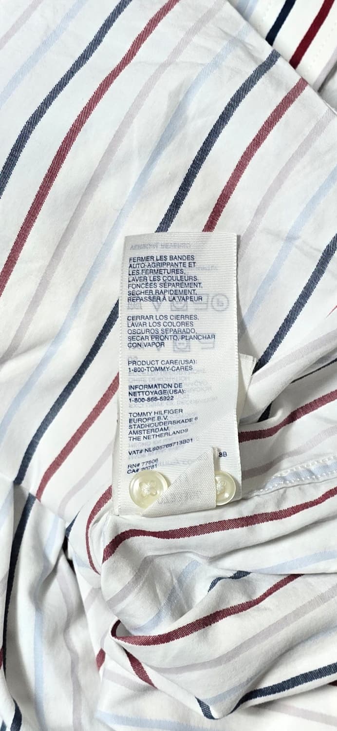 타미힐피거 스트라이프 셔츠 S 상품이미지4