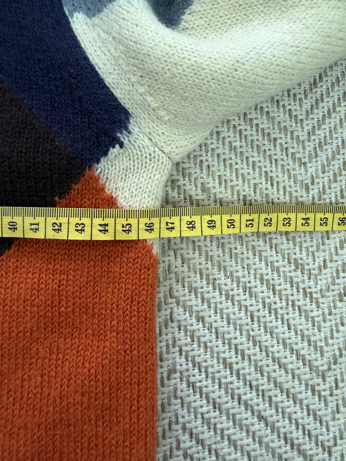 매장핀정품) 발렌티노 여성 아가일 니트 스웨터 S 상품이미지7