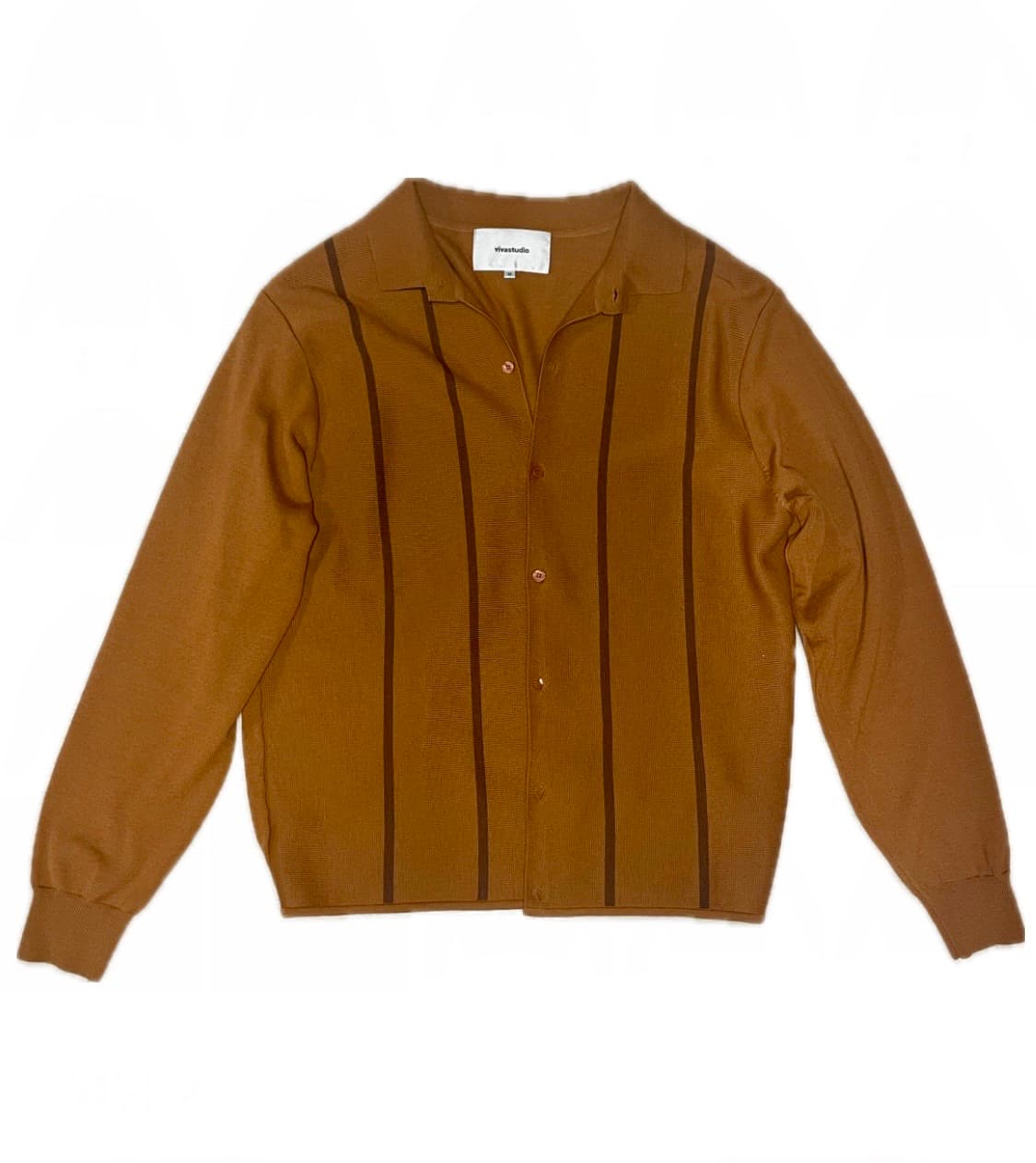 [VIVASTUDIO] 비바스튜디오 스트라이프 폴로 가디건 M 상품이미지1