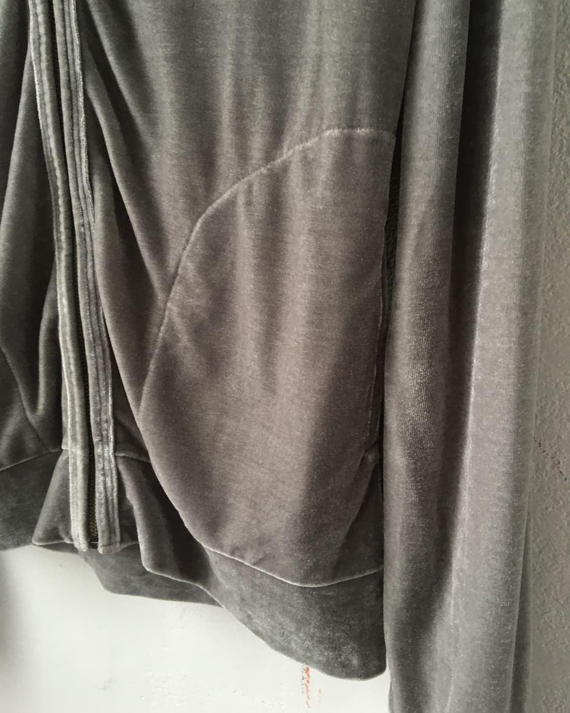 Velvet hood zip up 상품이미지4