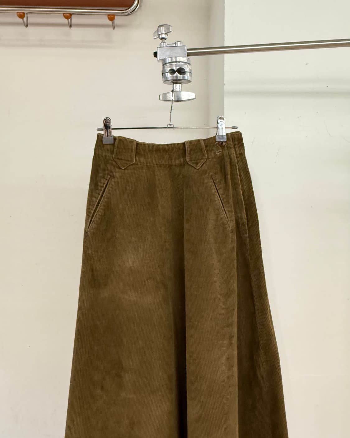 랄프로렌 컨트리 브라운 코듀로이 미디스커트 상품이미지2