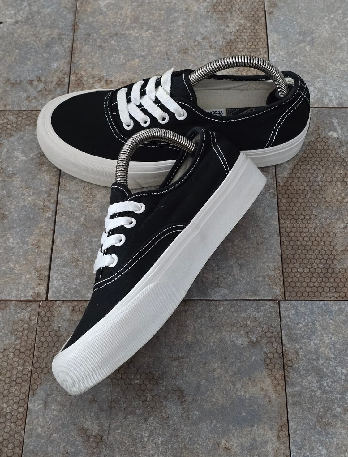 (230)반스 어센틱 vr3 블랙 마쉬멜로우  상품이미지5