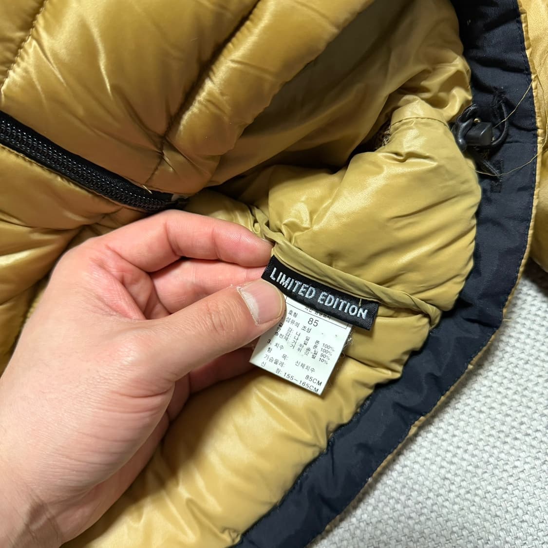 노스페이스 700 구스다운 유광 패딩 상품이미지5