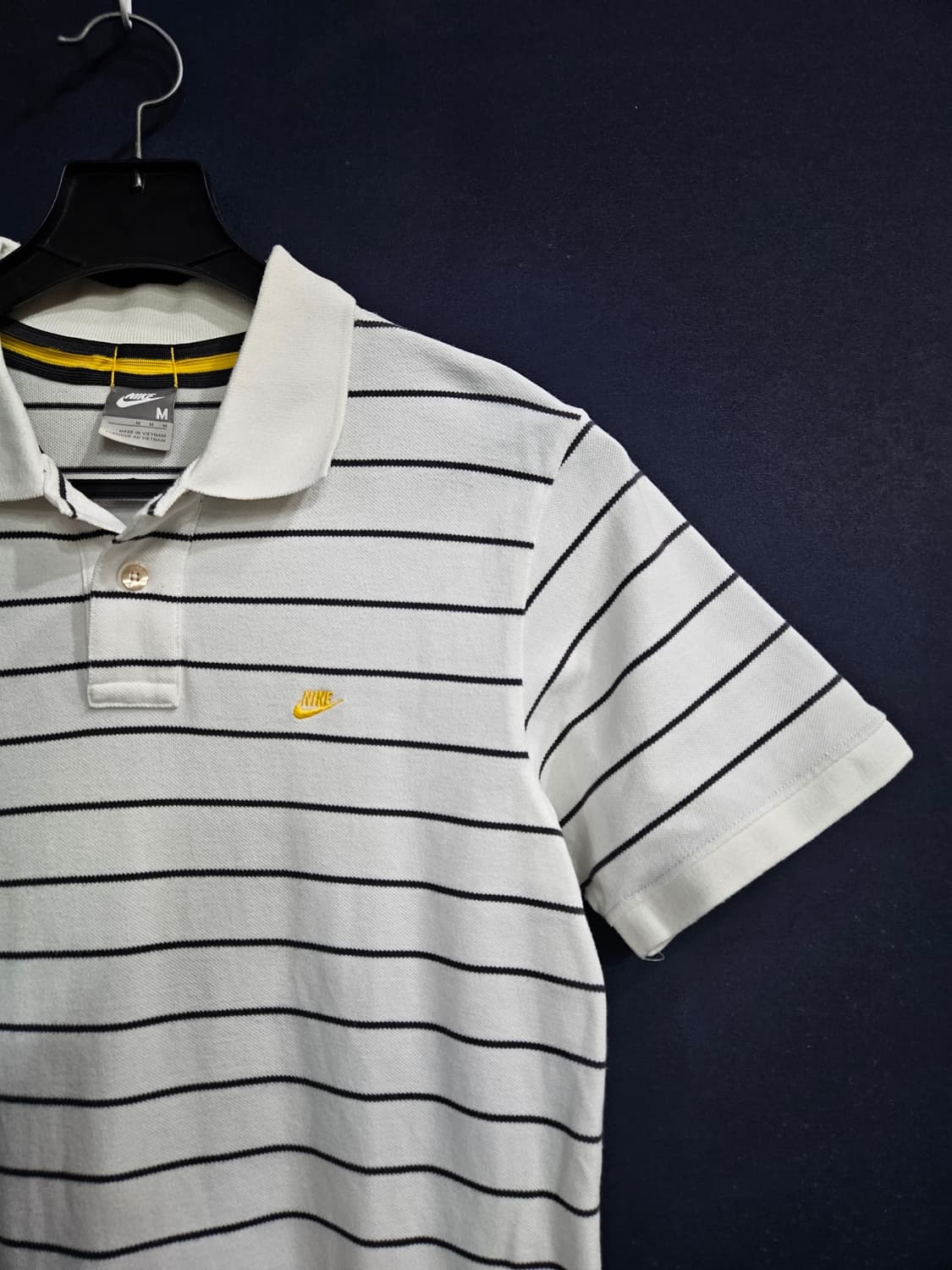 나이키 자수 스트라이프 줄무늬 남성 슬림핏 95 카라반팔티  상품이미지4