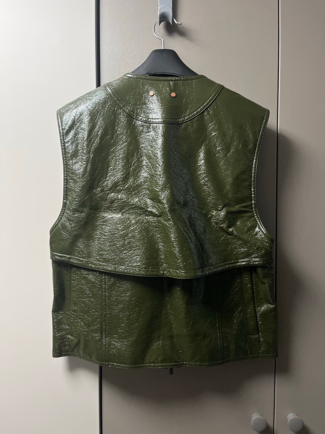 앤더슨벨 토니 브이넥 집업 베스트 atb1046m, M사이즈 상품이미지3