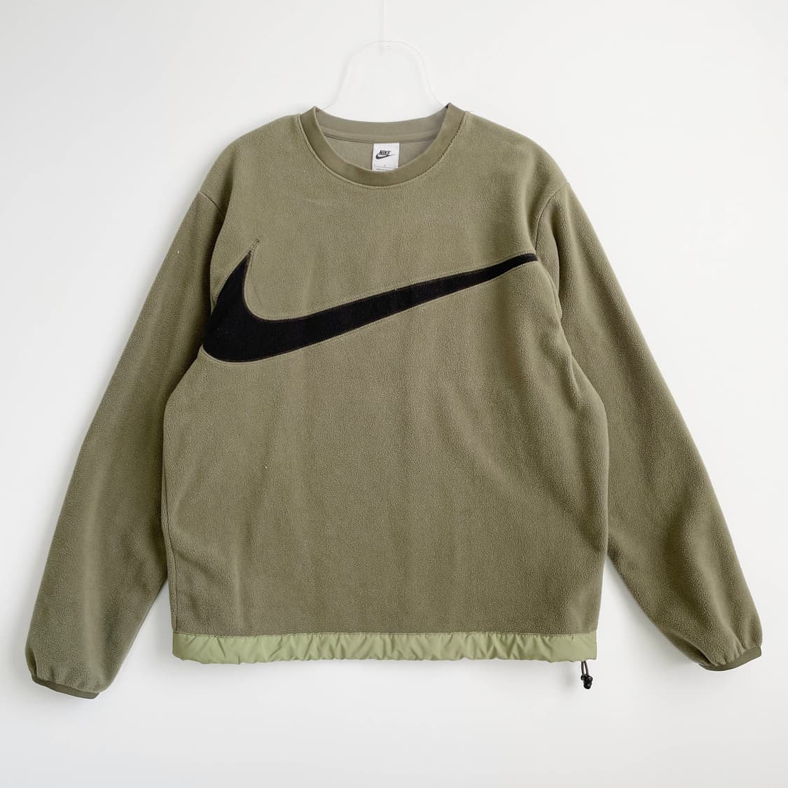F2 나이키 클럽+ 플리스 윈터라이즈드 크루넥 미디엄 올리브 맨투맨 10 상품이미지1