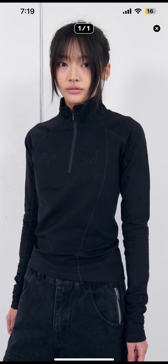 플라스틱 프로덕트 소프트쉘 하프집업 s 사요!! 상품이미지1