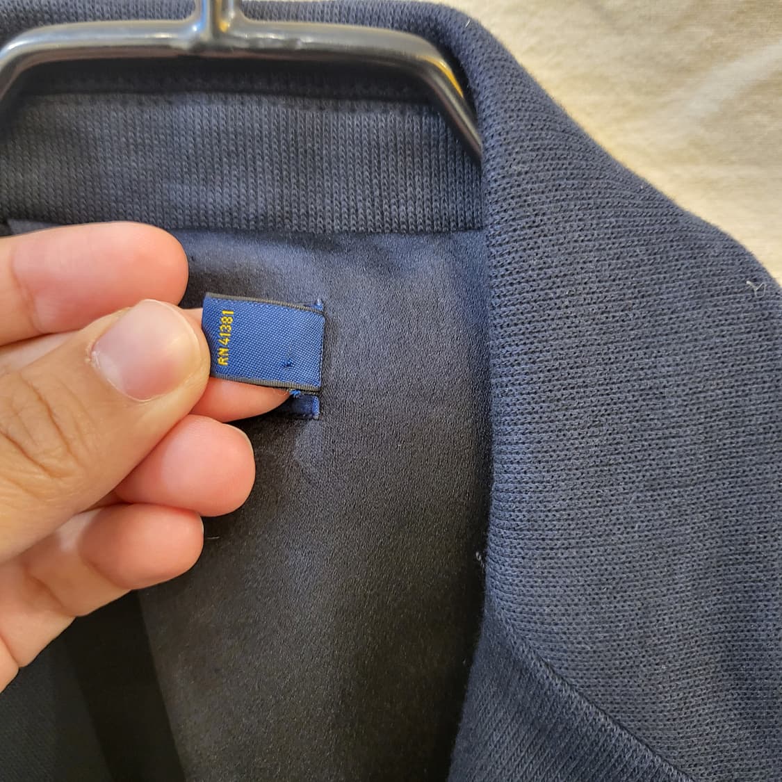 폴로 랄프로렌 로고 네이비 블레이저 자켓 상품이미지9