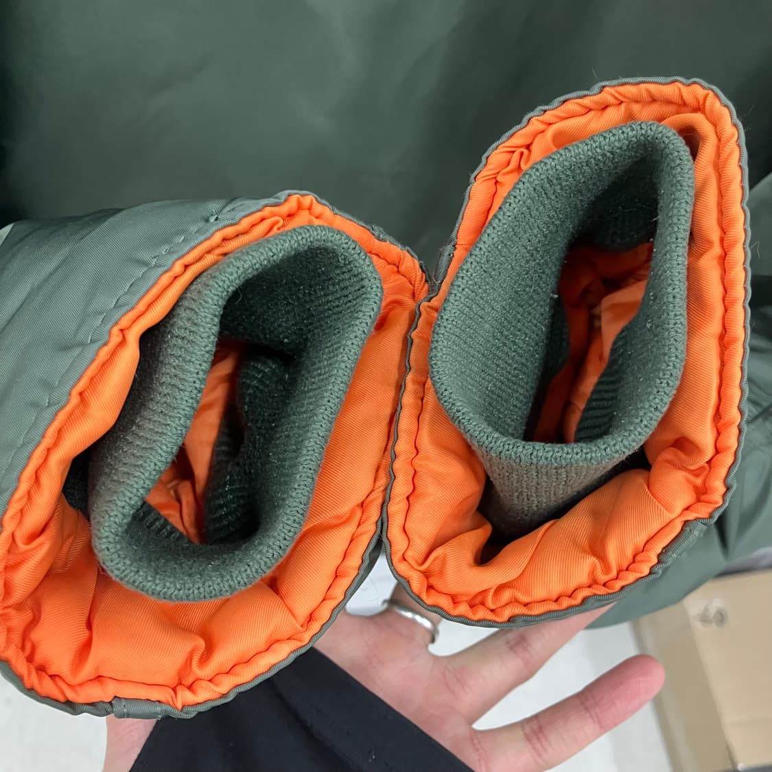 알파인더스트리 카키 N-3B 야상 파카 M 상품이미지7