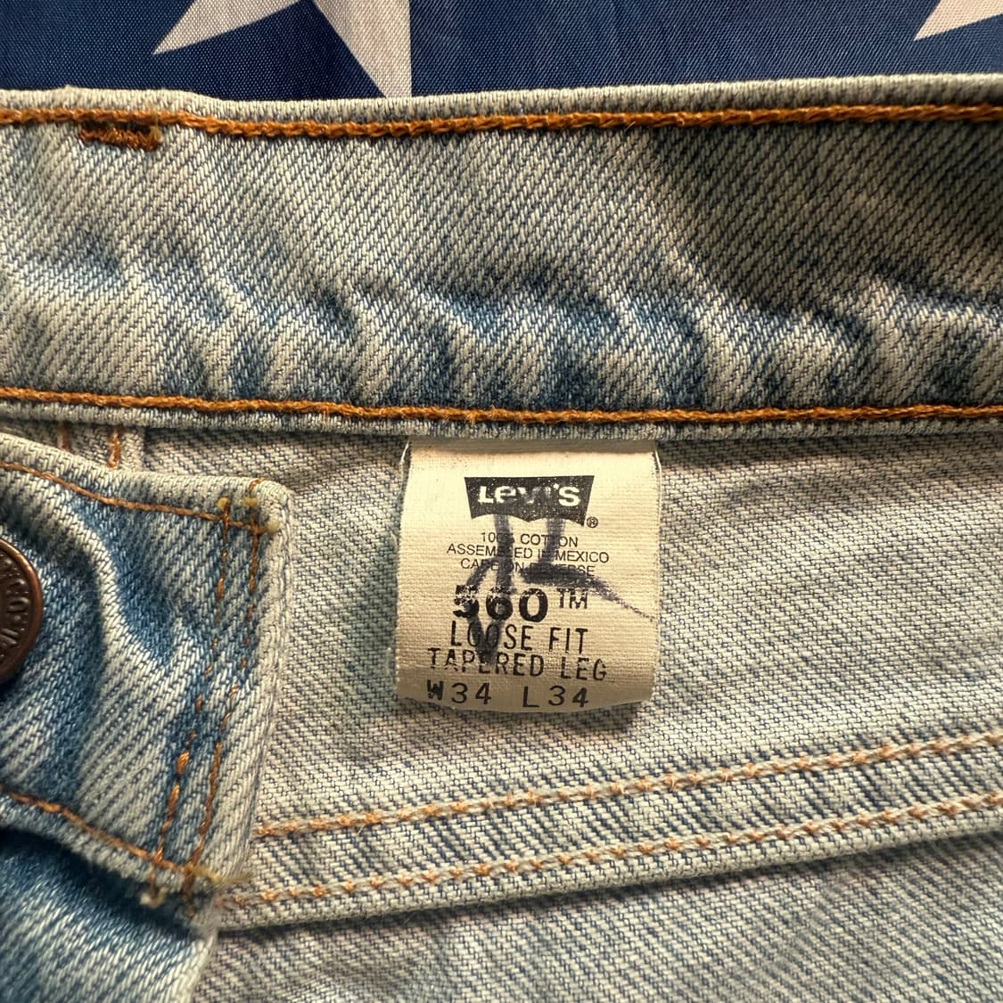 [32] Levi's 리바이스 90s 560 오렌지탭 데님 팬츠 -18 상품이미지5