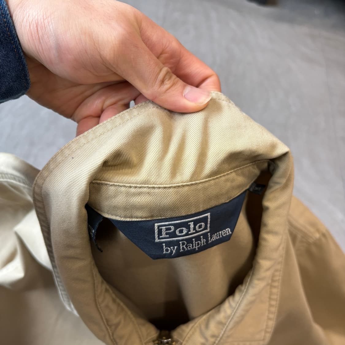 폴로 정품 베이지 스윙톱 자켓 상품이미지5
