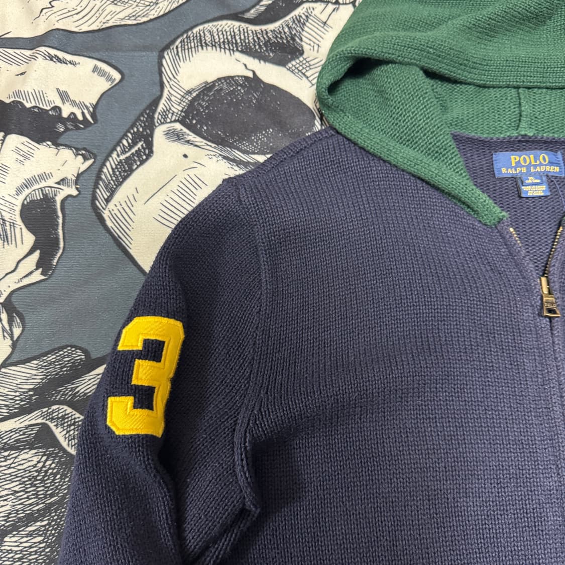 폴로랄프로렌 후드집업니트XL(20) 남성 90-95 상품이미지3