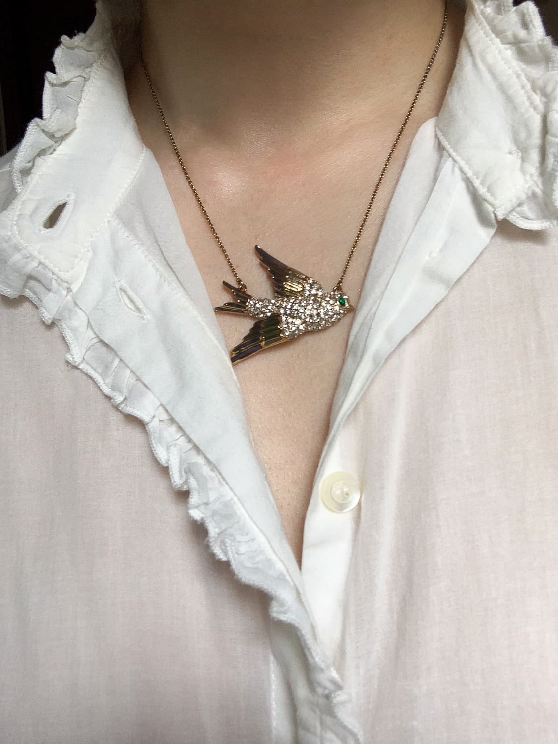 Juicy Couture 큐빅 버드 참 커스튬 목걸이 상품이미지2