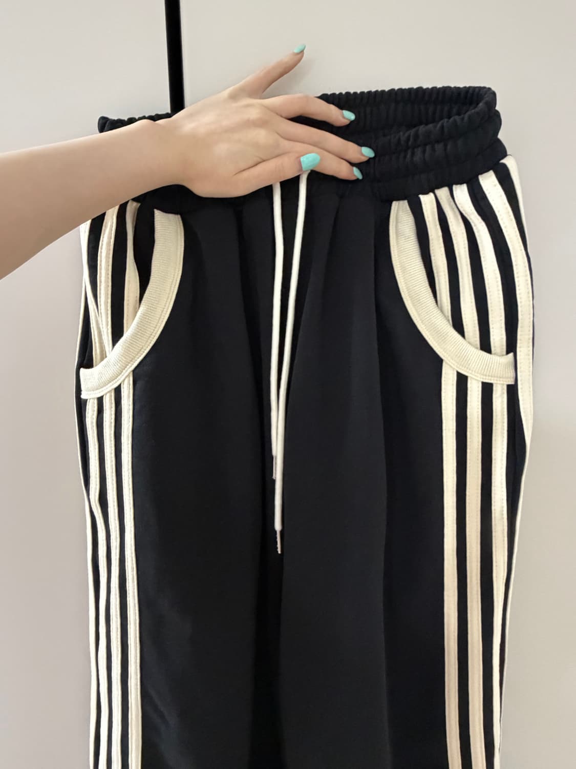 가먼츠팹 Layered Sweatpants (BLACK)  L 상품이미지3