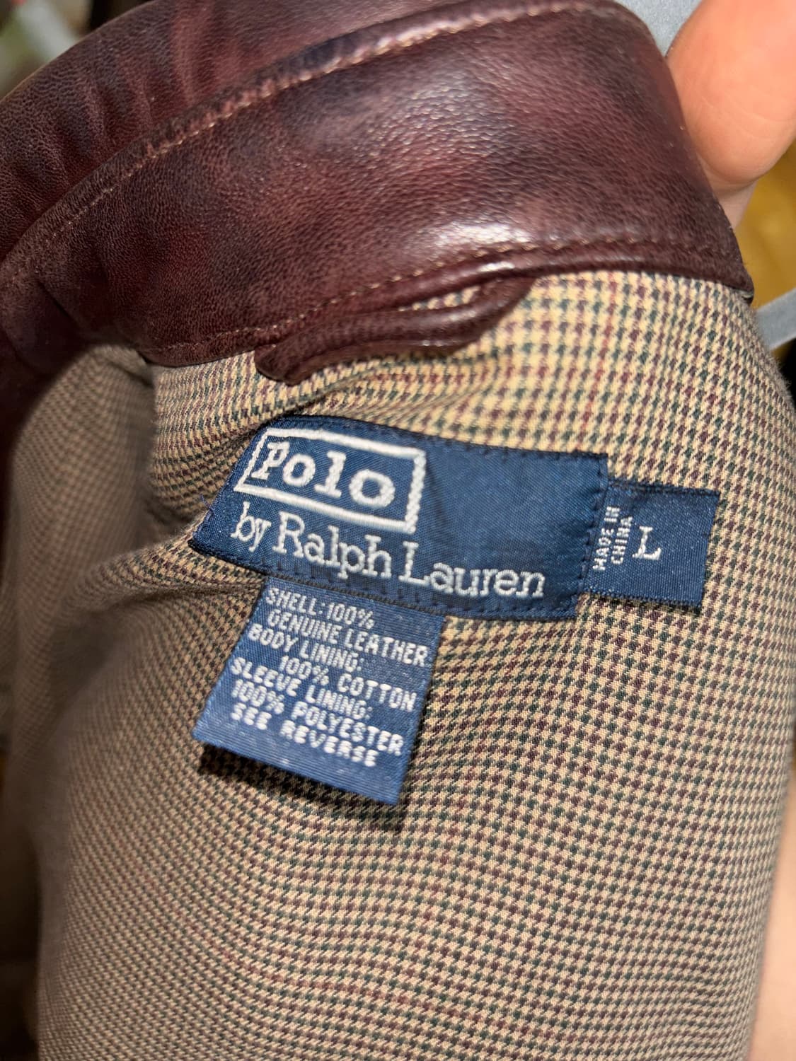 빈티지 폴로 가죽자켓 상품이미지3