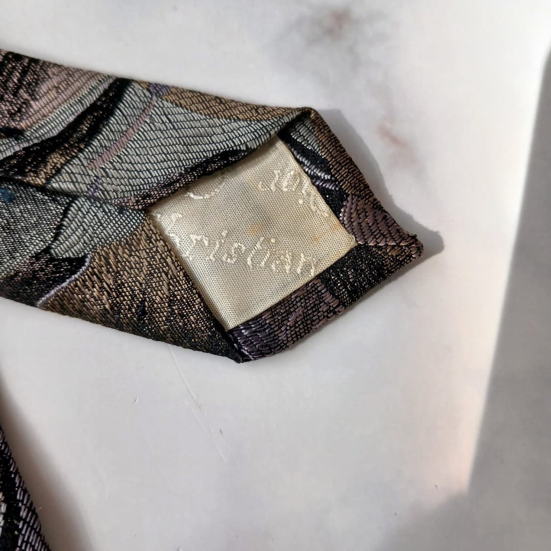 크리스찬 디올 실크 플로럴 자카드 넥타이 8.5cm A등급 A19814 상품이미지9