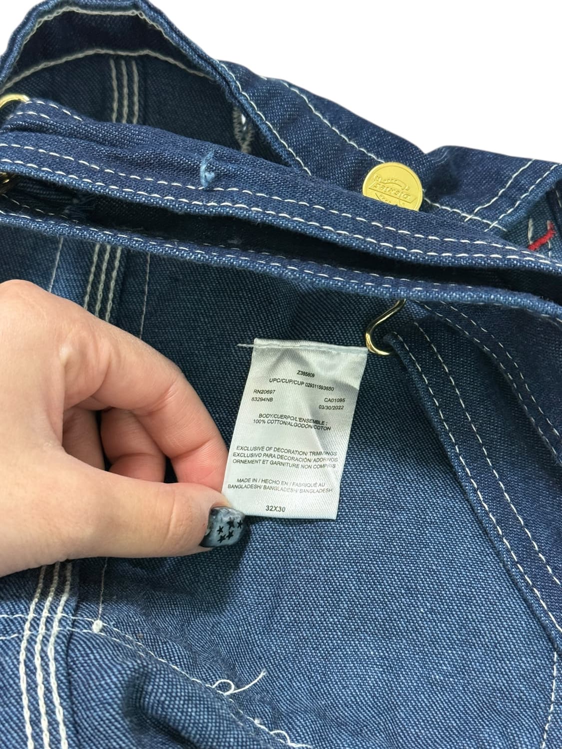 디키즈 데님 오버롤 상품이미지8