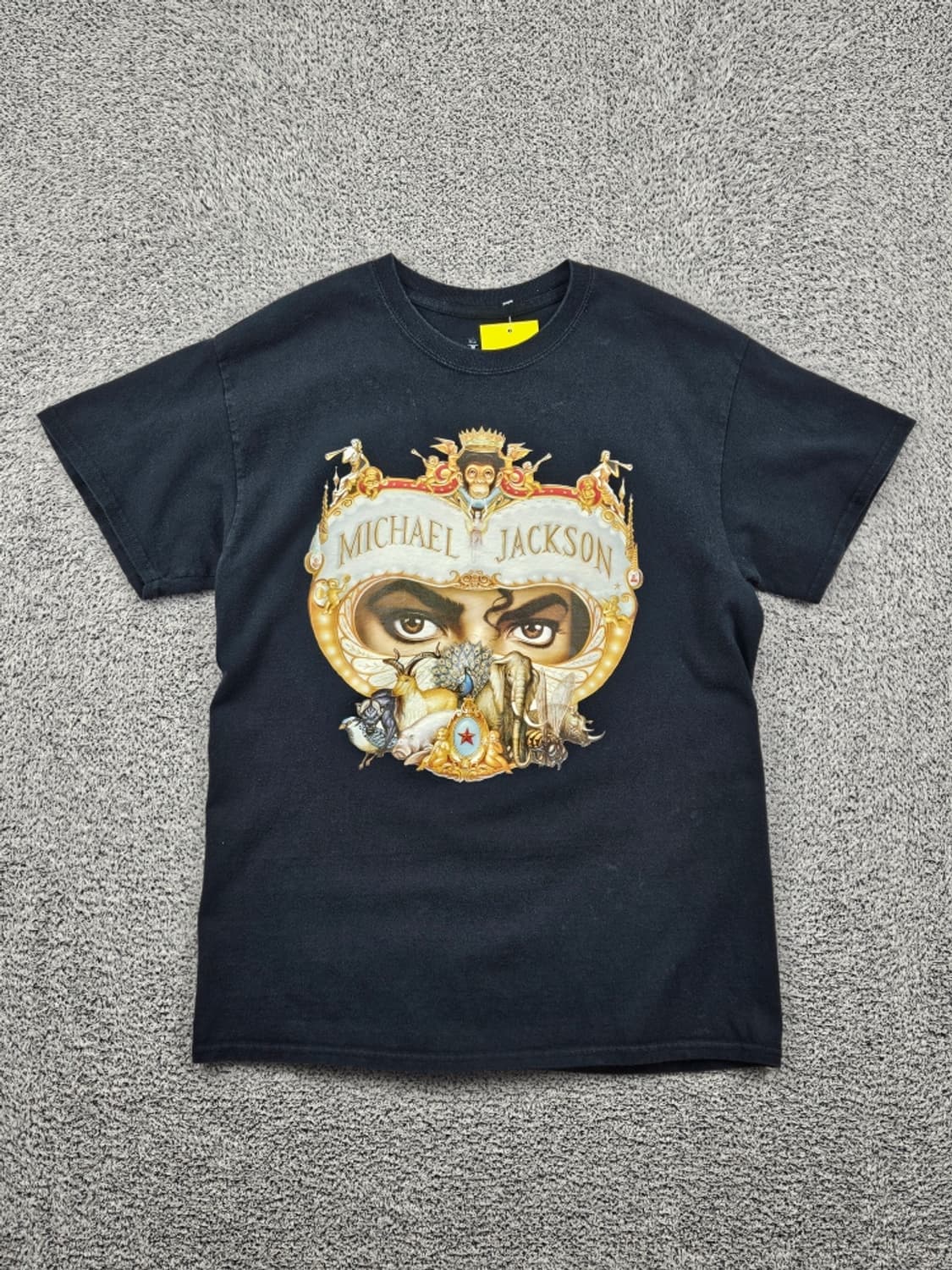 92~93 마이클잭슨 월드투어 빈티지 반팔 티셔츠 (S추정)/ 11822 상품이미지2