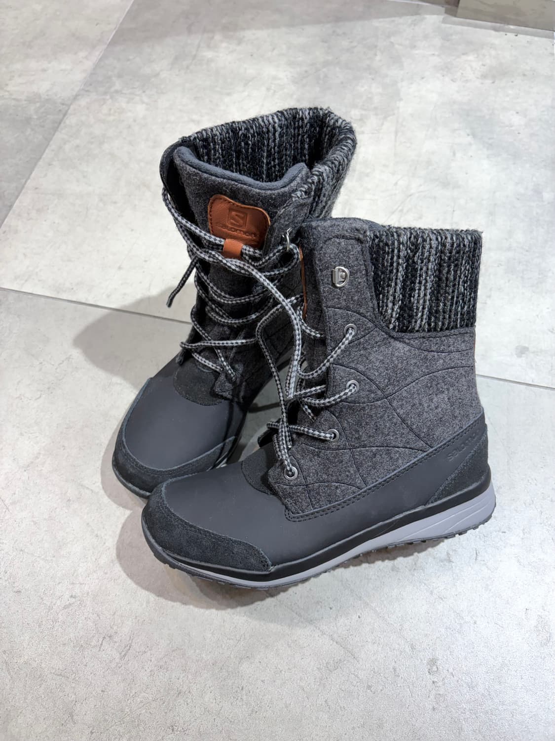 살로몬 윈터 블랙 부츠 신발 상품이미지1